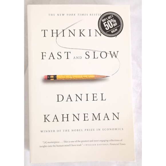 Thinking, Fast and Slow by Daniel Kahneman - Nobel Prize Winner - Paperback - Picture 1 of 3
